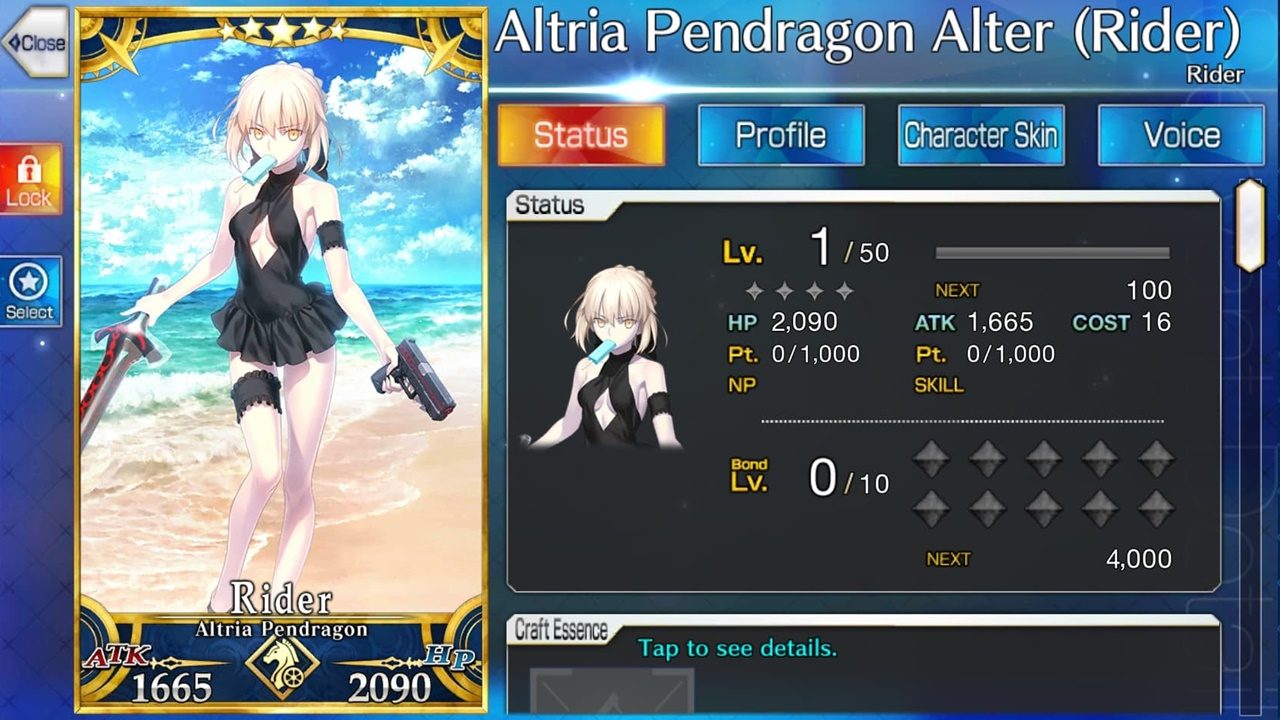 FATE/GRAND ORDER - Artoria Pendragon (Alter) Rider