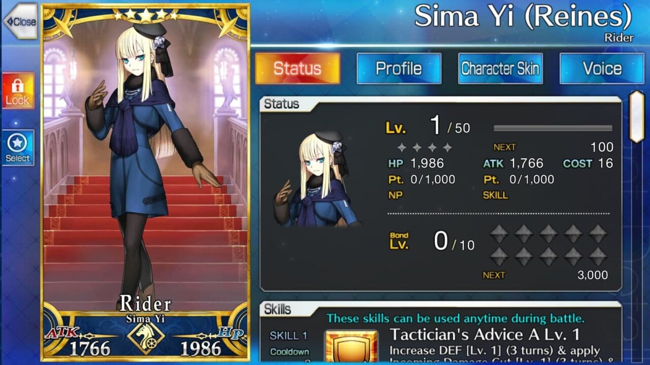 FATE/GRAND ORDER - Sima Yi (Reines)