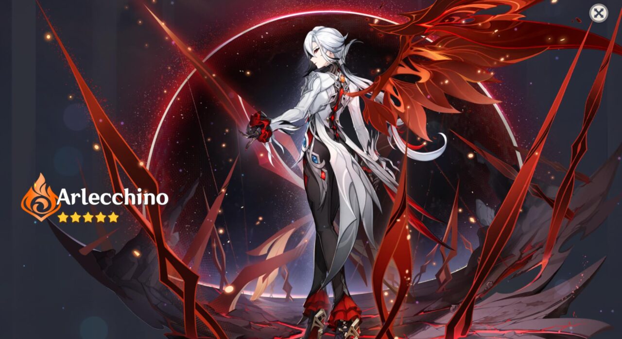 Genshin Impact ไอดี AR40+  Arlecchino  - SR random - [Asia Server]